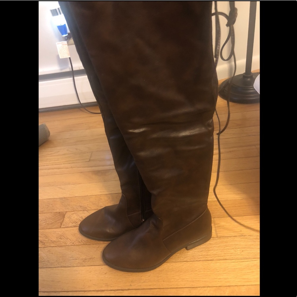 Brown Knee High Boots